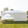 20''x10''(3 x 6m) Six Sides Two Doors Waterproof Tent with Spiral Tubes For Household;  Wedding;  Party;  Parking Shed  XH