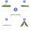 RHB-03A Portable Folding Camping Cot with Carrying Bag Army Green