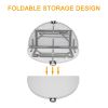 48inch Round Folding Table Outdoor Folding Utility Table White