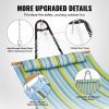 VEVOR Double Quilted Fabric Hammock Two Person Hammock with Stand 480lb Capacity