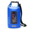 Waterproof Dry Bag 10L/20L/30L; Fishing Bag With Clear Phone Case; Roll Top Lightweight Floating Backpack Dry Sack; Keeps Gear Dry For Kayaking; Campi