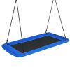 60 Inches Platform Tree Swing Outdoor with  2 Hanging Straps