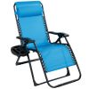 Oversize Lounge Chair with Cup Holder of Heavy Duty for outdoor