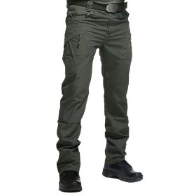 City Tactical Cargo Pants Classic Outdoor Hiking Trekking Army Tactical Joggers Pant Camouflage Military Multi Pocket Trousers (Green: XXL)