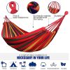 Outdoor Garden Camping Hammock With Tree Straps For Hanging; Durable Hammock Holds Up To 450lbs; Portable Hammock With Travel Bag Perfect For Outdoor/