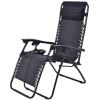 Outdoor Folding Zero Gravity Reclining Lounge Chair