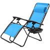 Outdoor Folding Zero Gravity Reclining Lounge Chair