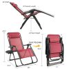 Oversize Lounge Chair with Cup Holder of Heavy Duty for outdoor