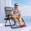 Oversize Lounge Chair with Cup Holder of Heavy Duty for outdoor