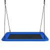 60 Inches Platform Tree Swing Outdoor with  2 Hanging Straps