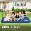 60 Inches Platform Tree Swing Outdoor with  2 Hanging Straps