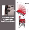 Portable Folding Camping Canopy Chairs with Cup Holder