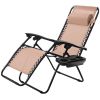 Outdoor Folding Zero Gravity Reclining Lounge Chair