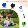 40 Inches Saucer Tree Swing for Kids and Adults