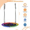 40 Inches Saucer Tree Swing for Kids and Adults