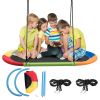 60 Inch Saucer Surf Outdoor Adjustable Swing Set