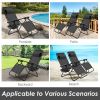 Outdoor Folding Zero Gravity Reclining Lounge Chair