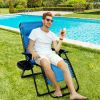 Oversize Lounge Chair with Cup Holder of Heavy Duty for outdoor