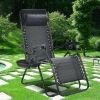 Outdoor Folding Zero Gravity Reclining Lounge Chair