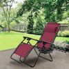 Outdoor Folding Zero Gravity Reclining Lounge Chair