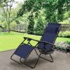 Outdoor Folding Zero Gravity Reclining Lounge Chair