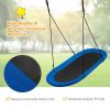 60 Inch Saucer Surf Outdoor Adjustable Swing Set