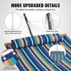 VEVOR Two Person Hammock with Stand Included Heavy Duty 480lb Capacity, Double Hammock with 12 FT Steel Stand and Portable Carrying Bag and Pillow, Fr