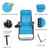 Oversize Lounge Chair with Cup Holder of Heavy Duty for outdoor